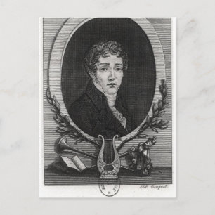 Portrait von Sebastian-Roch Nicolas Postkarte