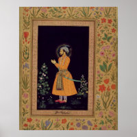 Portrait von Shah Jahan (1592-1666) Mughal, c.1632