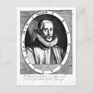 Portrait von Sir Francis Walsingham Postkarte