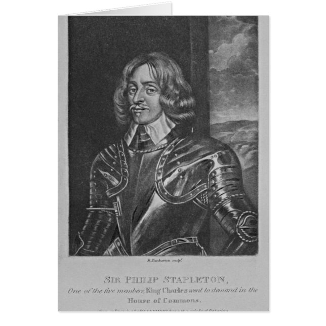 Portrait von Sir Philip Stapleton (Vorne)