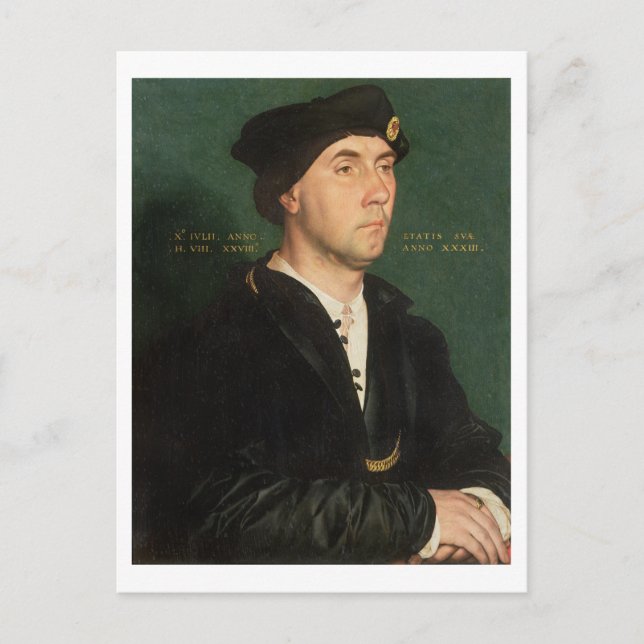Portrait von Sir Richard Southwell (1504-64) 1536  Postkarte (Vorderseite)