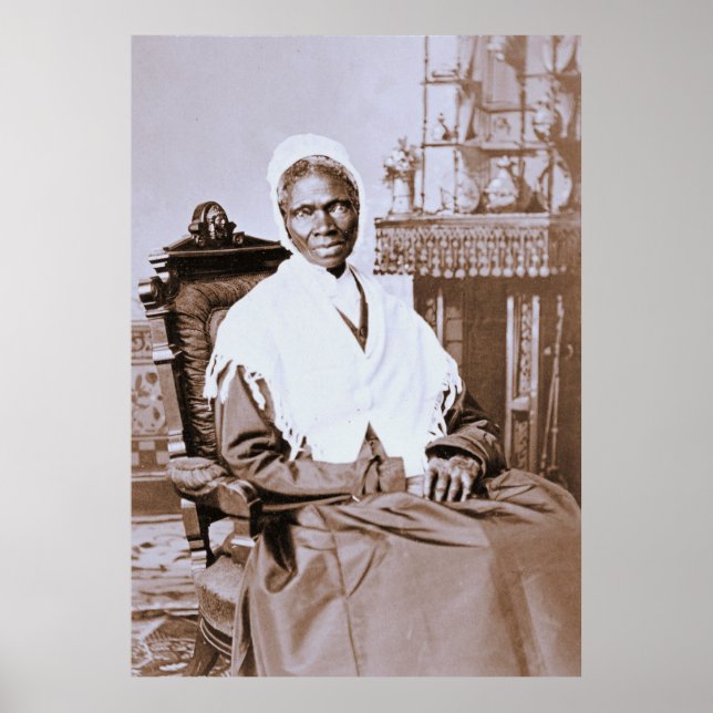 Portrait von Sojourner Wahrheit um 1870 Poster (Vorne)