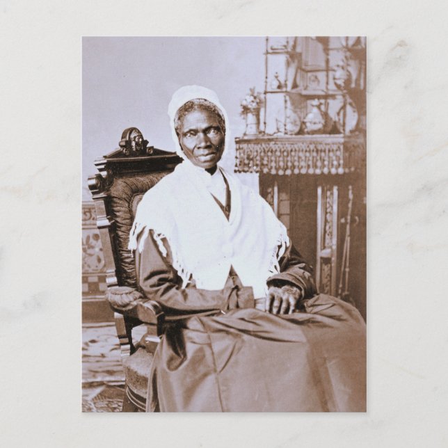 Portrait von Sojourner Wahrheit um 1870 Postkarte (Vorderseite)