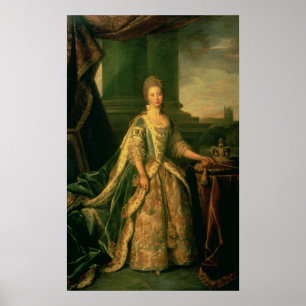 Portrait von Sophie Charlotte Poster