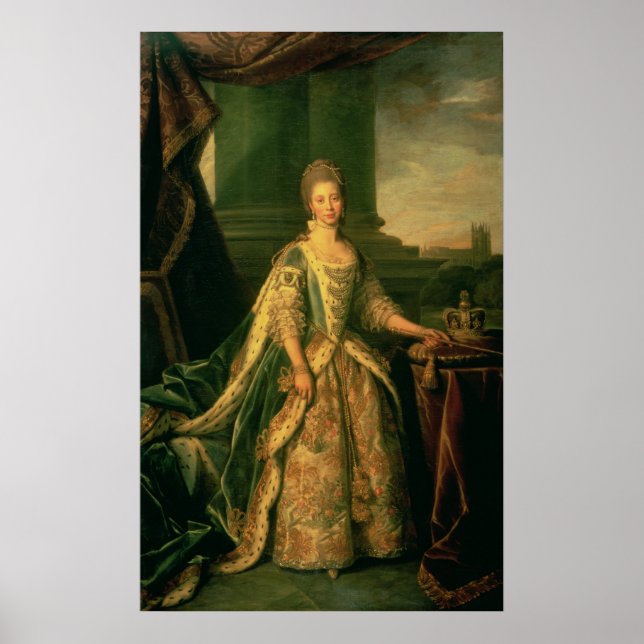 Portrait von Sophie Charlotte Poster (Vorne)