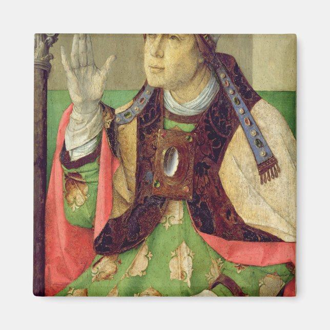 Portrait von St. Augustine, c.1475 Magnet (Vorne)
