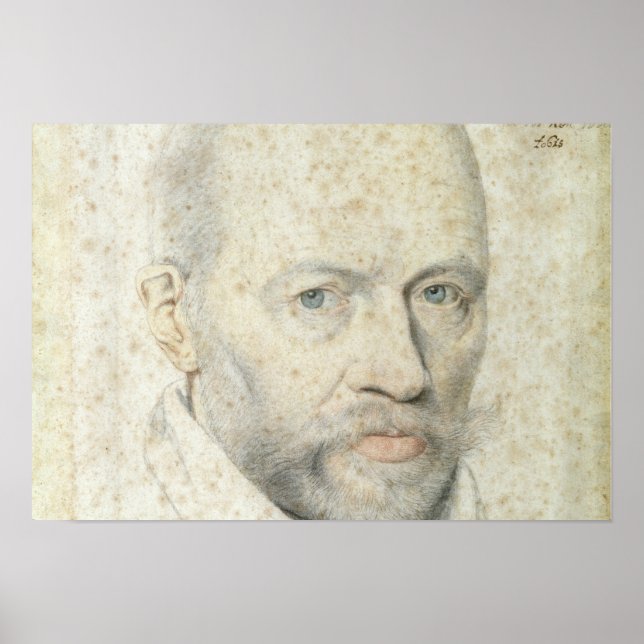 Portrait von St. Vincent de Paul Poster (Vorne)