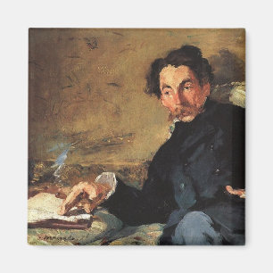 Portrait von Stéphane Mallarmé, 1876 Magnet