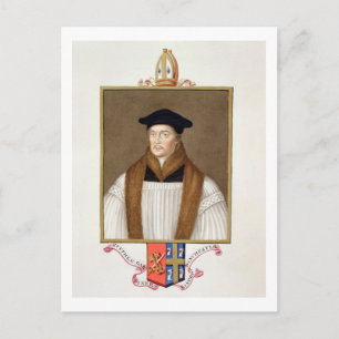 Portrait von Stephen Gardiner (c.1483-1555) Bischo Postkarte