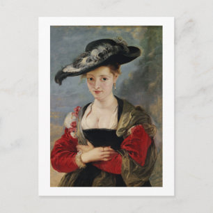 Portrait von Susanna Lunden (?) (Le Chapeau de Pai Postkarte