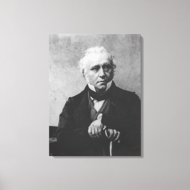 Portrait von Thomas Babington Macaulay Leinwanddruck (Vorderseite)