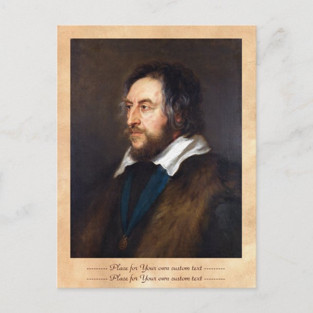 Portrait von Thomas Howard Peter Paul Rubens Postkarte (Vorderseite)