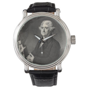 Portrait von Thomas Jefferson Armbanduhr