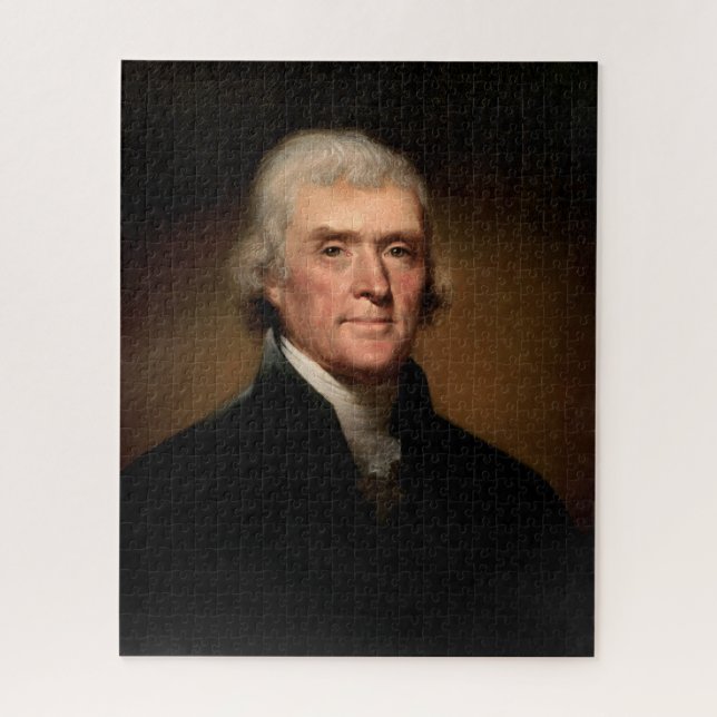 Portrait von Thomas Jefferson (von Rembrandt Peale (Vertikal)