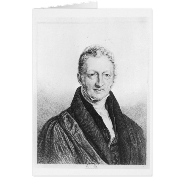 Portrait von Thomas Robert Malthus (Vorne)