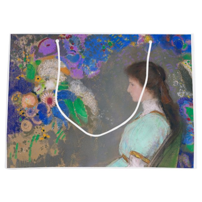 Portrait von Violette Heymann, Redon Große Geschenktüte (Vorderseite)