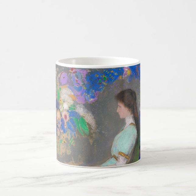 Portrait von Violette Heymann, Redon Kaffeetasse (Mittel)