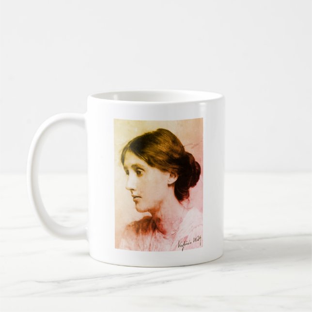 Portrait von Virginia Woolf (1902) Kaffeetasse (Links)