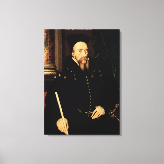 Portrait von William Cecil Leinwanddruck (Vorderseite)
