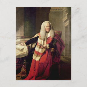 Portrait von William Murray Postkarte