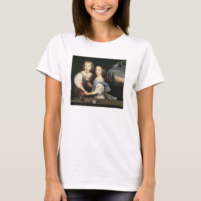 Portrait von Winston und Arabella (1648-1730) Chur T-Shirt (Vorderseite)