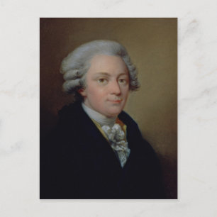 Portrait von Wolfgang Amadeus Mozart Postkarte