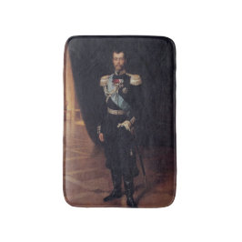 Portrait von Zar Nicholas II (von Albert Edelfelt) Badematte