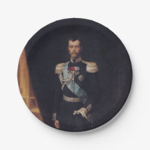 Portrait von Zar Nicholas II (von Albert Edelfelt)