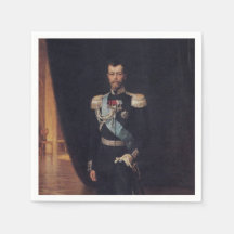 Portrait von Zar Nicholas II (von Albert Edelfelt)