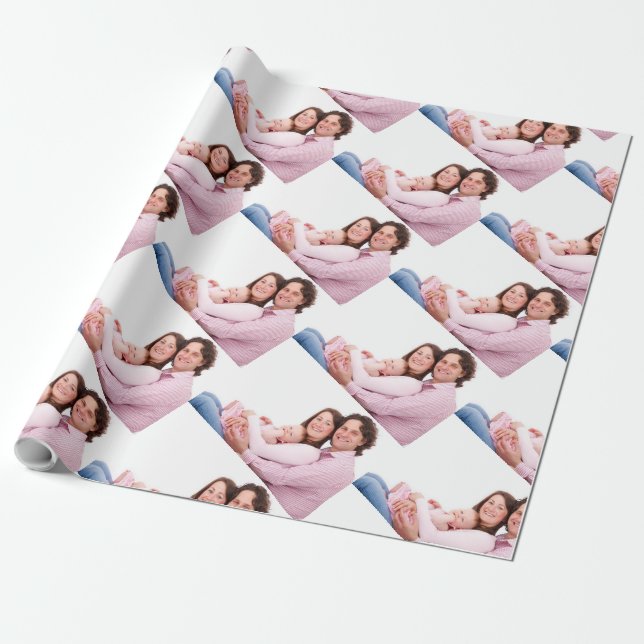 Portrait Wrapping Paper Geschenkpapier (Ungerollt)
