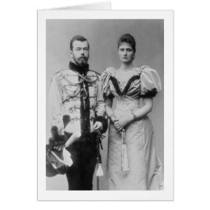 Portraitfoto von Zar Nikolaus II (1868-1918)