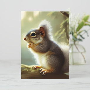 Portraitkarte des Eichhörnchens Karte