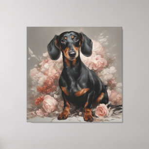 Portraits der Blume Hunde 2 Leinwanddruck