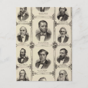 Portraits von Addison Daniels, RD Stephens Postkarte