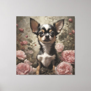 Portraits von Blume Hunde 9 Leinwanddruck