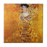 Porträt Adele Bloch-Bauers durch Gustav Klimt Fliese<br><div class="desc">Gustav Klimt - gegenwärtiger Standort Porträts 1907 Adele Bloch-Bauers dieser Malerei: früher Österreichische Galerie im Belvederepalast in Wien. Diese Malerei wurde für $135 Million zu Ronald S. Lauder verkauft,  der sie seinem Neue Galerie in New York City holt.</div>