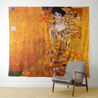 Porträt Adele Bloch-Bauers durch Gustav Klimt Wandteppich