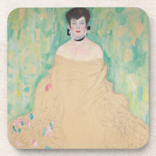 Porträt Amalie Zuckerkandl von Gustav Klimt Getränkeuntersetzer