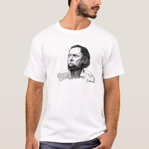 Porträt Charless Bukowski T-Shirt