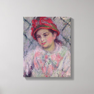 Porträt Claude Monets   von Blanche Hoschede Leinwanddruck