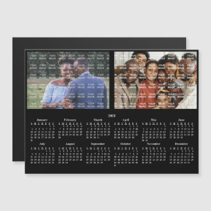 Porträt der 2021-Familie - benutzerdefinierter Kal Magnetkarte