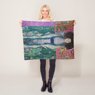 Porträt der Adele Bloch-Bauer, Gustav Klimt Fleecedecke