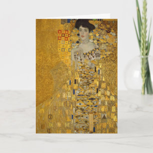 Porträt der Adele Bloch-Bauer I von Gustav Klimt Karte