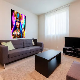 Porträt der ägyptischen Göttin Isis | Art der AI Poster