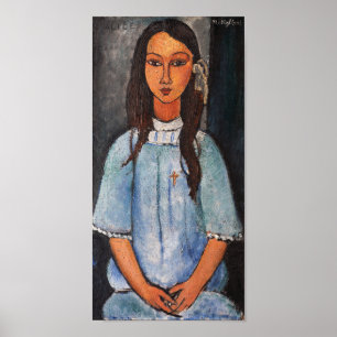 Porträt der Alice, Modigliani Poster