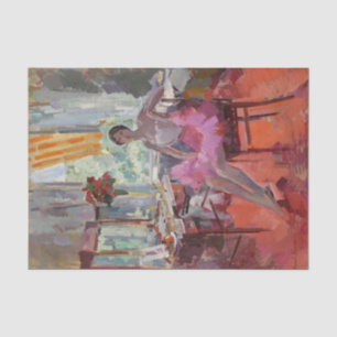 Porträt der Ballerina Vera Trefilova Seidenpapier