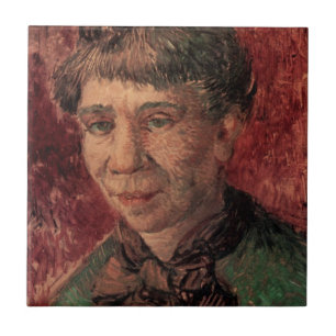 Porträt der Frau Madame Tanguy, Vincent van Gogh Fliese