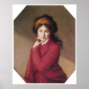 Porträt der Gräfin Golovin, Vigee-Lebrun Poster