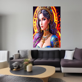 Porträt der griechischen Göttin Aphrodite | Art de Poster