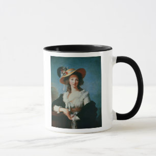 Porträt der Herzogin von Polignac Tasse